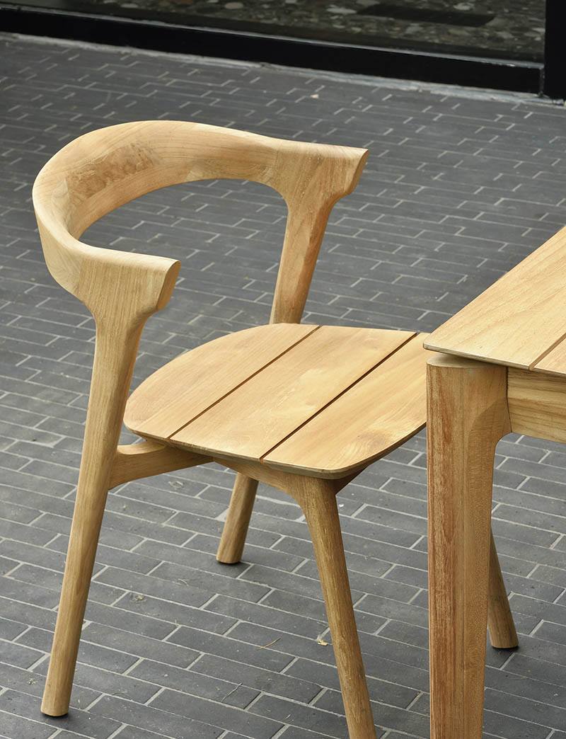 toelage Het eens zijn met verontreiniging Teak Bok outdoor dining chair - Woontheater